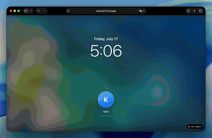 K3 生成的 macOS 27 网页应用