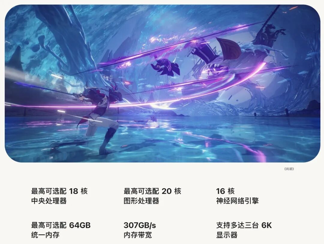 M5 Pro 版本的规格