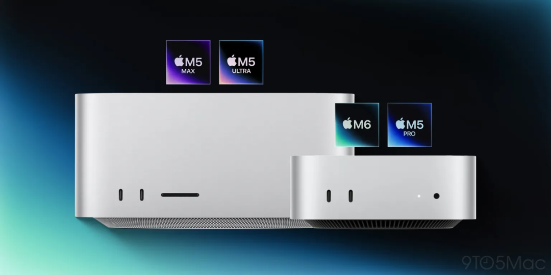 新款 Mac Studio 与 Mac mini，四颗芯片一起更新